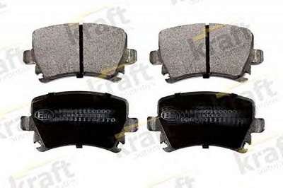 KRAFT AUTOMOTIVE 6010090 -  Комплект тормозных колодок, дисковый тормоз